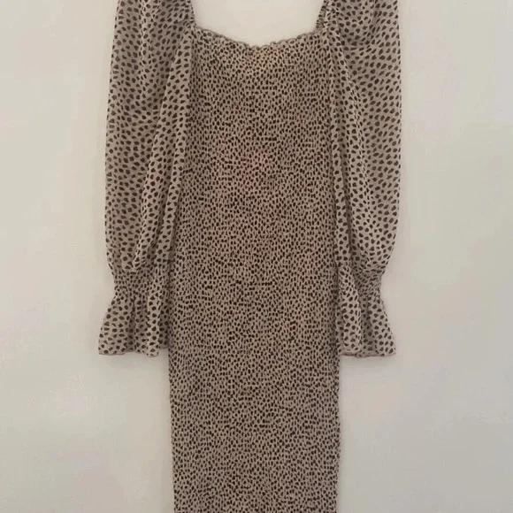 Princess Polly Kinsley Leopard‎ Print Mini Dress Womens Size 2 NWT (551) - Picture 2 of 6